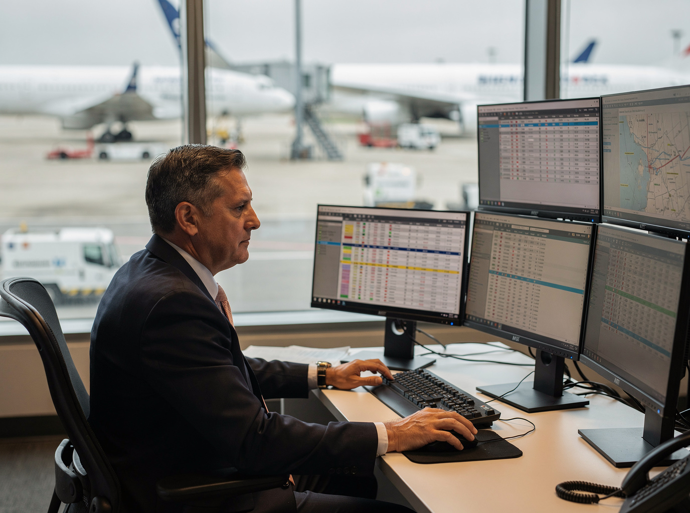 Flight Schedule Rescheduling in Atlanta