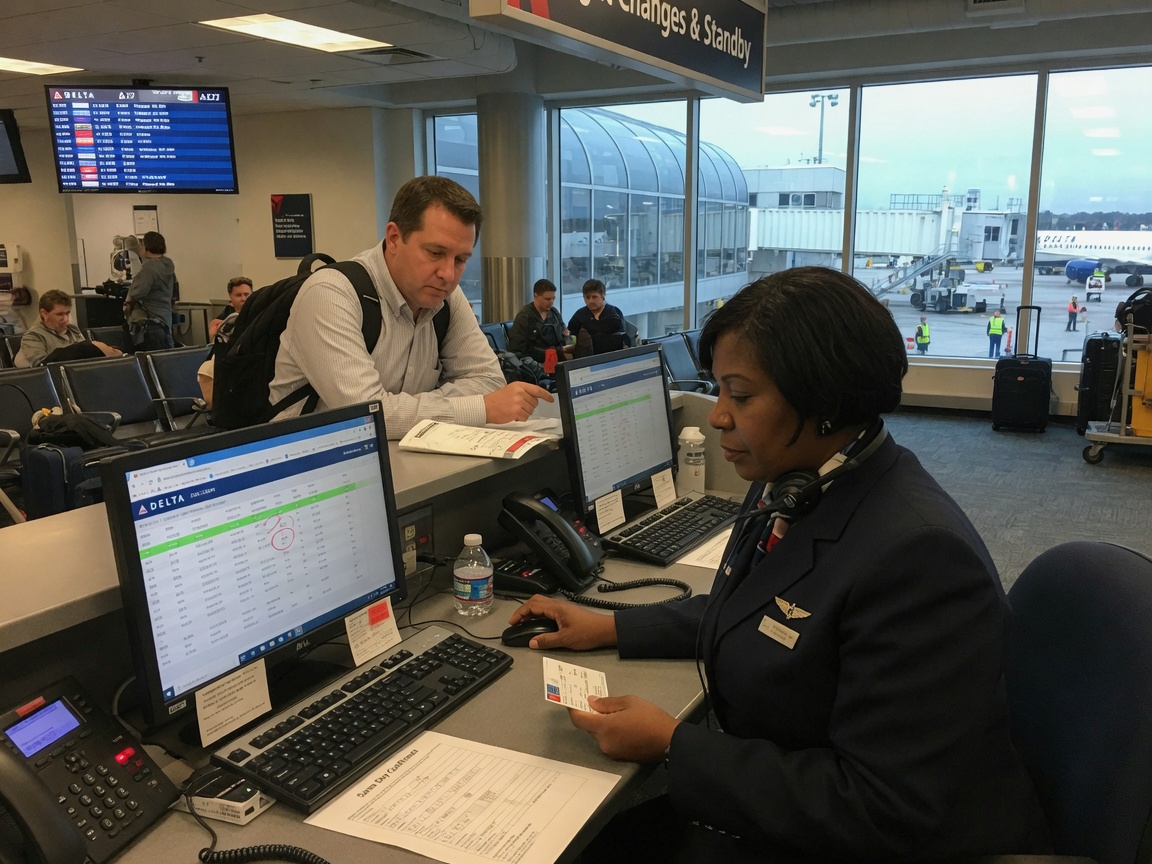 Same-Day Flight Changes in Atlanta